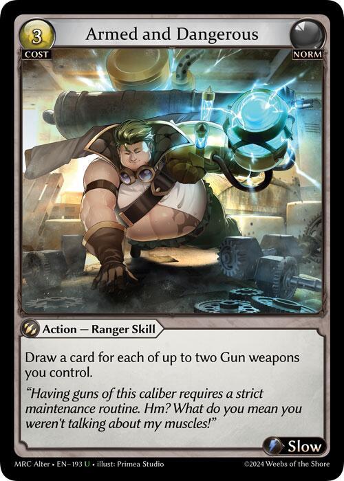 Armed and Dangerous 193 (Mercurial Heart Alter Edition)  - Foil | Good Games Adelaide SA