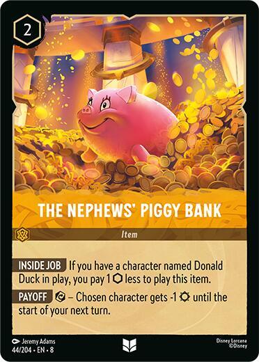 The Nephews Piggy Bank 44/204 (Reign of Jafar)  - Cold Foil | Good Games Adelaide SA