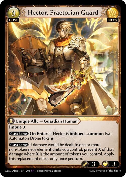 Hector Praetorian Guard 201 (Mercurial Heart Alter Edition)  | Good Games Adelaide SA