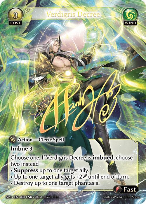 Verdigris Decree CSR 028 (Supporter Pack 3)  - Foil | Good Games Adelaide SA
