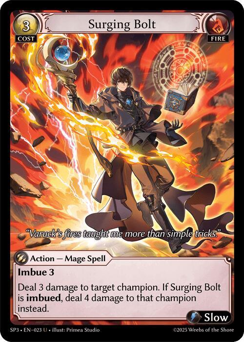 Surging Bolt 023 (Supporter Pack 3)  | Good Games Adelaide SA