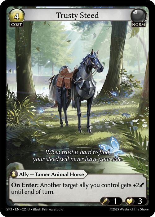 Trusty Steed 025 (Supporter Pack 3)  - Foil | Good Games Adelaide SA