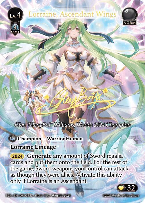 Lorraine Ascendant Wings CPR 003 (Supporter Pack 3)  - Foil | Good Games Adelaide SA