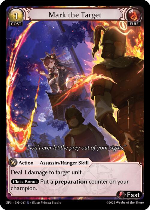 Mark the Target 017 (Supporter Pack 3)  - Foil | Good Games Adelaide SA