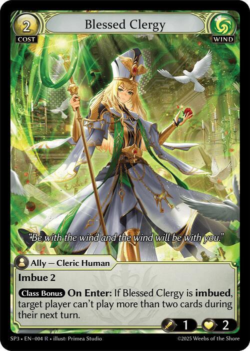 Blessed Clergy 004 (Supporter Pack 3)  - Foil | Good Games Adelaide SA