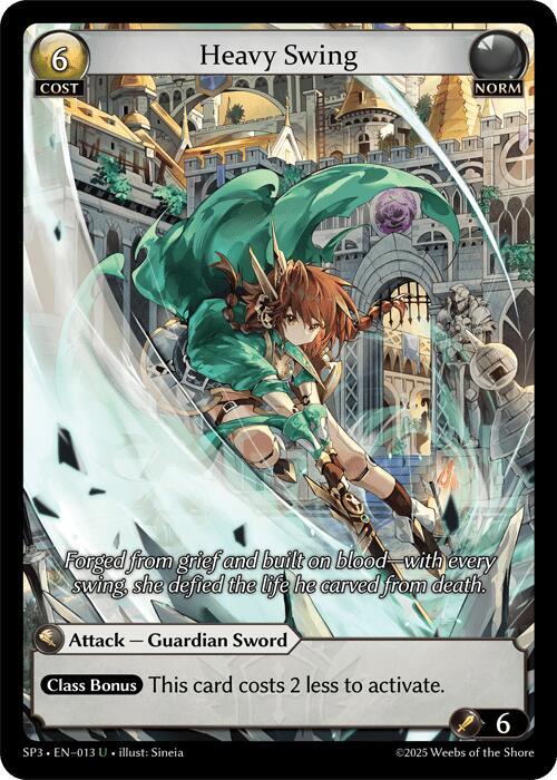 Heavy Swing 013 (Supporter Pack 3)  - Foil | Good Games Adelaide SA