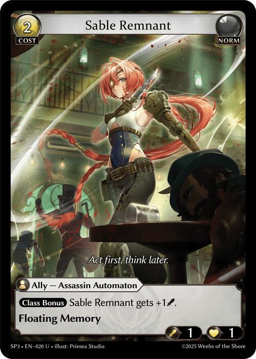Sable Remnant 020 (Supporter Pack 3)  | Good Games Adelaide SA