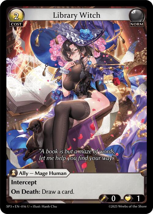 Library Witch 016 (Supporter Pack 3)  | Good Games Adelaide SA