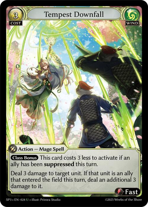 Tempest Downfall 024 (Supporter Pack 3)  - Foil | Good Games Adelaide SA