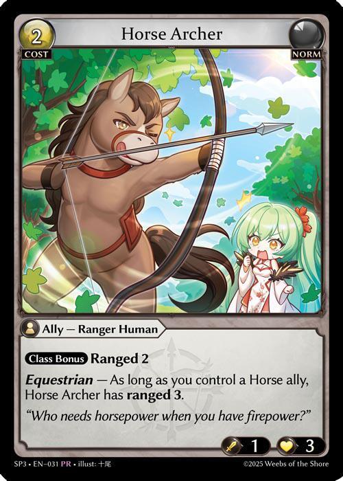 Horse Archer 031 (Supporter Pack 3)  - Foil | Good Games Adelaide SA