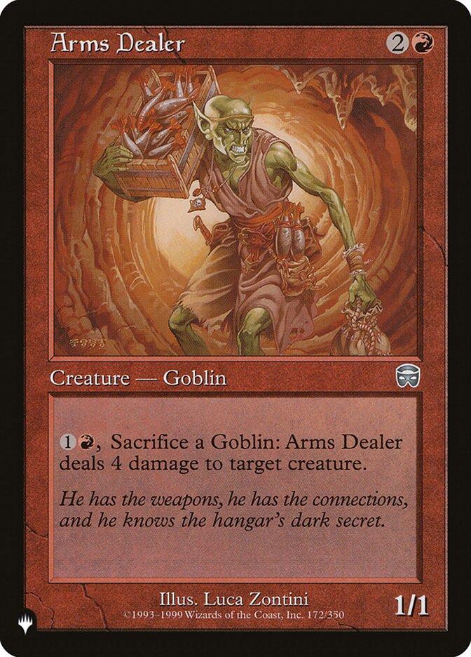 Arms Dealer 172/350 (The List Reprints)  | Good Games Adelaide SA