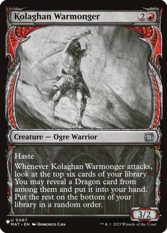 Kolaghan Warmonger 17 (The List Reprints)  | Good Games Adelaide SA