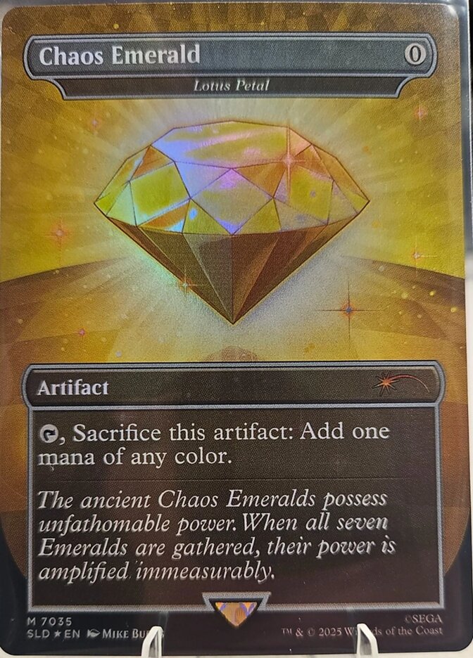 Chaos Emerald Lotus Petal 7035 7035 (Secret Lair Drop Series)  - Foil | Good Games Adelaide SA