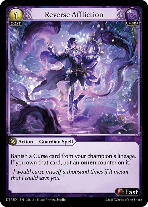 Reverse Affliction 58 (Distorted Reflections Starter Decks)  | Good Games Adelaide SA