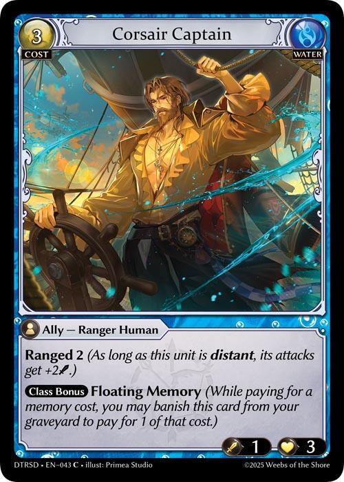 Corsair Captain 43 (Distorted Reflections Starter Decks)  | Good Games Adelaide SA
