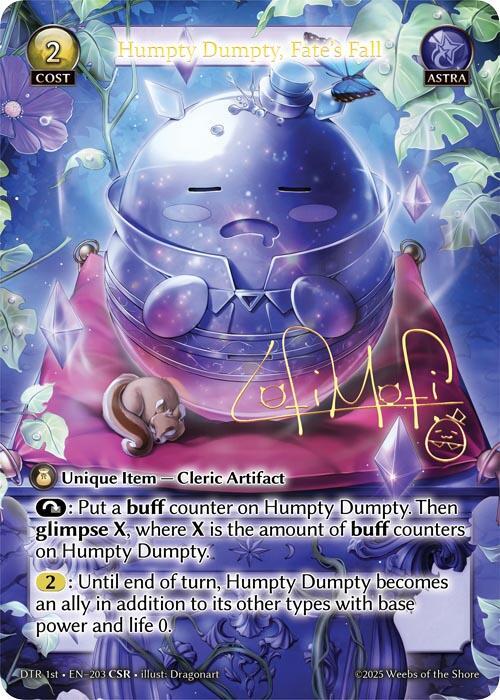 Humpty Dumpty Fates Fall CSR 203 (Distorted Reflections)  - Foil | Good Games Adelaide SA