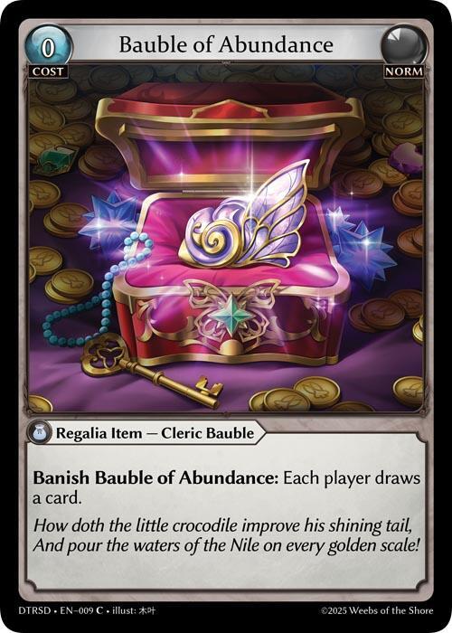 Bauble of Abundance 9 (Distorted Reflections Starter Decks)  | Good Games Adelaide SA