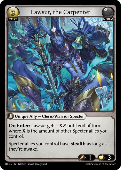 Lawsur the Carpenter 070 (Distorted Reflections)  - Foil | Good Games Adelaide SA