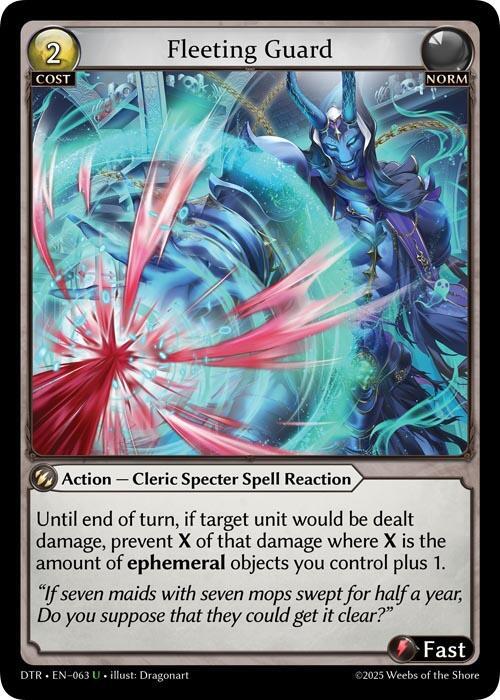 Fleeting Guard 063 (Distorted Reflections)  | Good Games Adelaide SA
