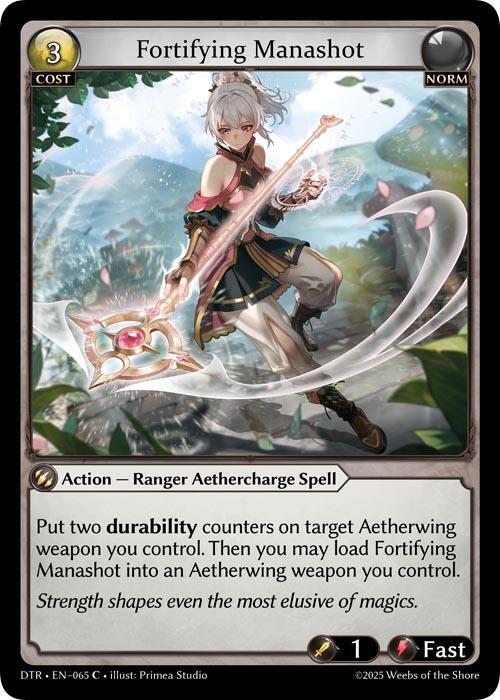 Fortifying Manashot 065 (Distorted Reflections)  - Foil | Good Games Adelaide SA