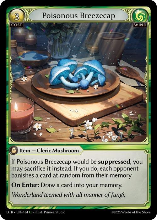 Poisonous Breezecap 184 (Distorted Reflections)  - Foil | Good Games Adelaide SA