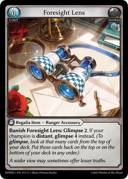Foresight Lens 11 (Distorted Reflections Starter Decks)  | Good Games Adelaide SA