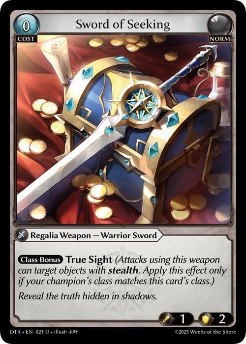 Sword of Seeking 021 (Distorted Reflections)  - Foil | Good Games Adelaide SA
