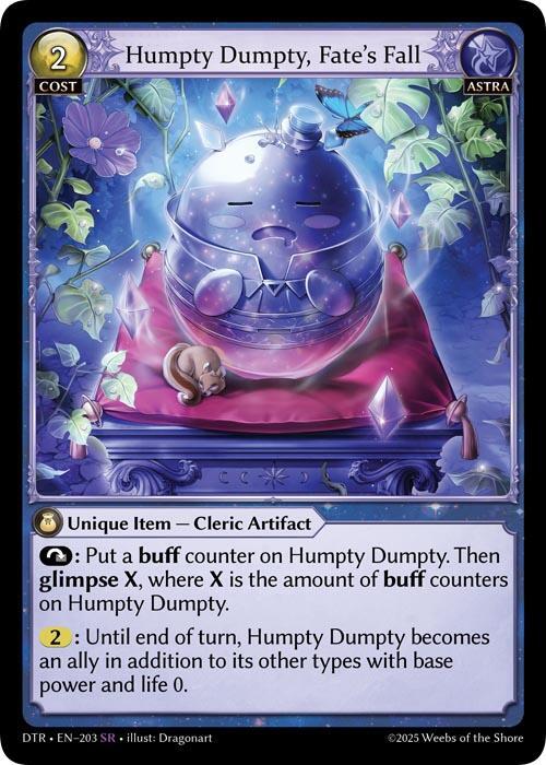 Humpty Dumpty Fates Fall 203 (Distorted Reflections)  - Foil | Good Games Adelaide SA