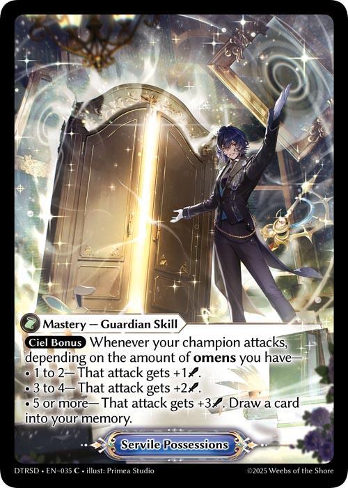 Servile Possessions 35 (Distorted Reflections Starter Decks)  | Good Games Adelaide SA