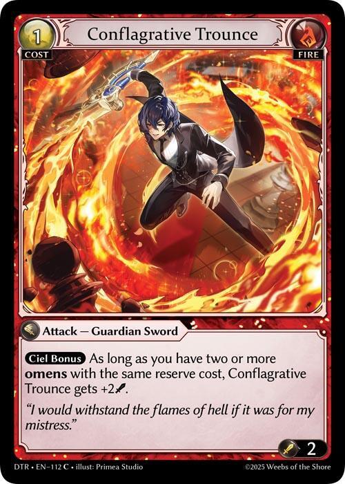 Conflagrative Trounce 112 (Distorted Reflections)  - Foil | Good Games Adelaide SA