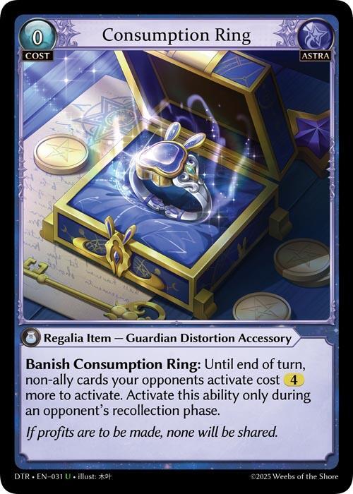 Consumption Ring 031 (Distorted Reflections)  - Foil | Good Games Adelaide SA