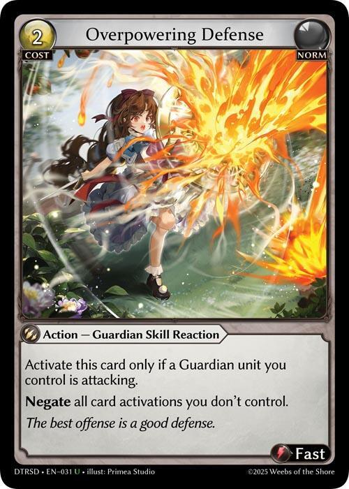 Overpowering Defense 31 (Distorted Reflections Starter Decks)  | Good Games Adelaide SA