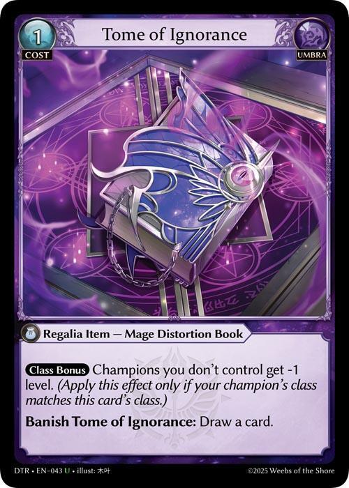 Tome of Ignorance 043 (Distorted Reflections)  - Foil | Good Games Adelaide SA
