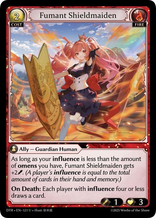 Fumant Shieldmaiden 121 (Distorted Reflections)  - Foil | Good Games Adelaide SA