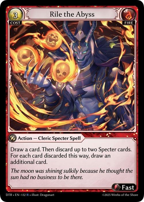 Rile the Abyss 132 (Distorted Reflections)  - Foil | Good Games Adelaide SA