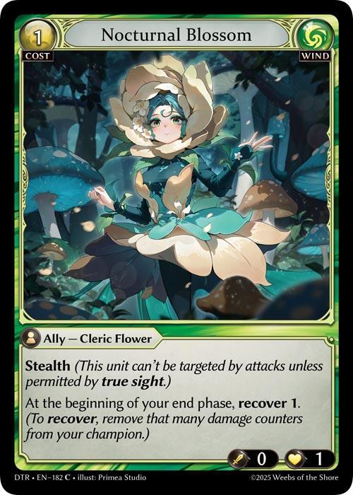 Nocturnal Blossom 182 (Distorted Reflections)  - Foil | Good Games Adelaide SA