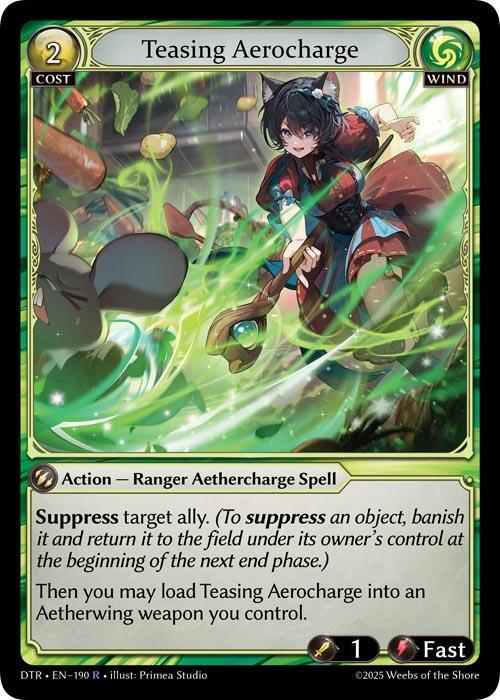 Teasing Aerocharge 190 (Distorted Reflections)  - Foil | Good Games Adelaide SA