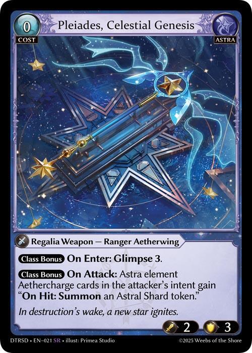 Pleiades Celestial Genesis 21 (Distorted Reflections Starter Decks)  | Good Games Adelaide SA