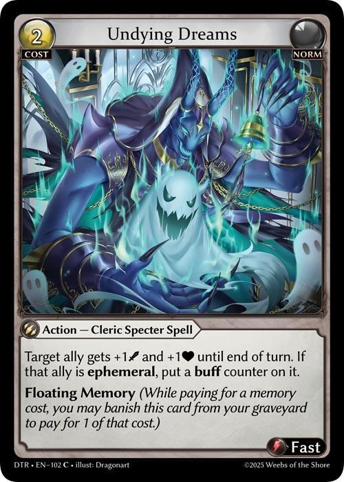 Undying Dreams 102 (Distorted Reflections)  | Good Games Adelaide SA