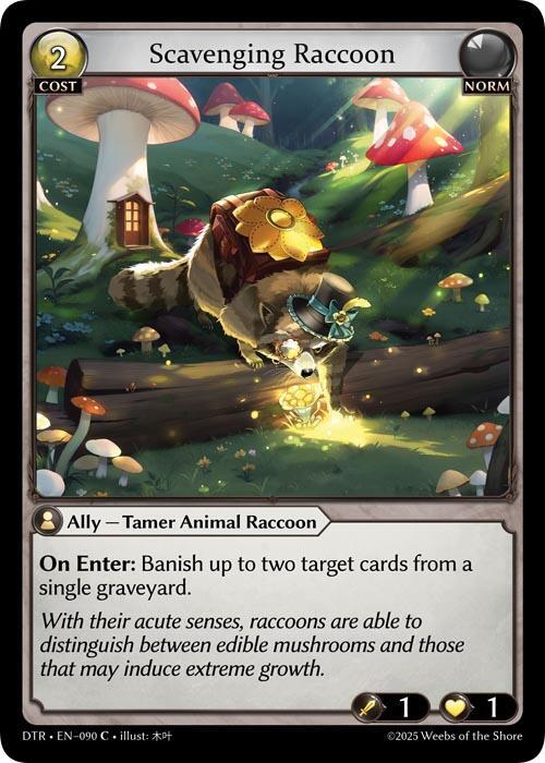 Scavenging Raccoon 090 (Distorted Reflections)  - Foil | Good Games Adelaide SA