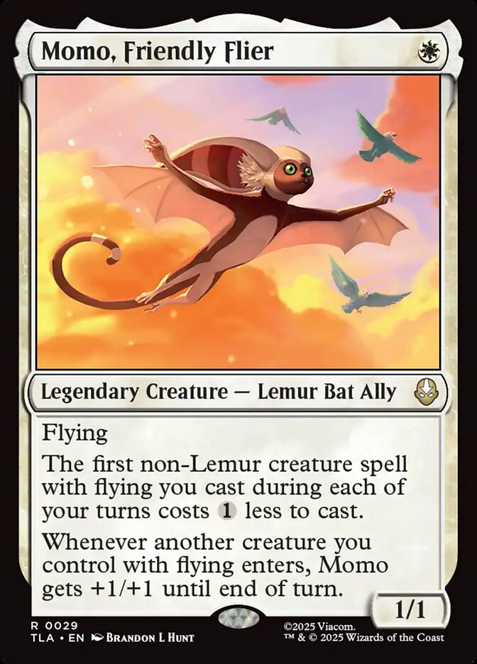 Momo, Friendly Flier 29 (Avatar: The Last Airbender)  - Foil | Good Games Adelaide SA