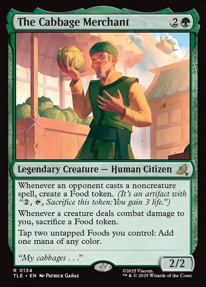 The Cabbage Merchant 134 (Avatar: The Last Airbender: Eternal-Legal)  - Foil | Good Games Adelaide SA