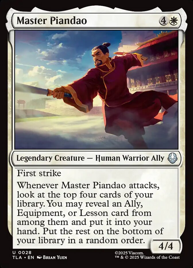 Master Piandao 28 (Avatar: The Last Airbender)  - Foil | Good Games Adelaide SA