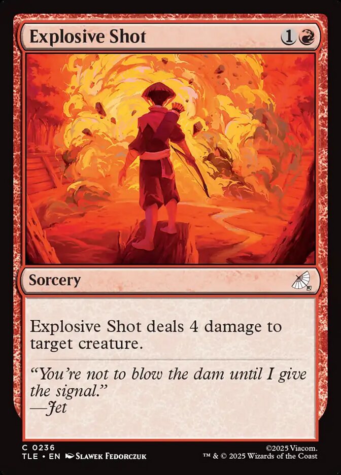 Explosive Shot 236 (Avatar: The Last Airbender: Eternal-Legal)  | Good Games Adelaide SA