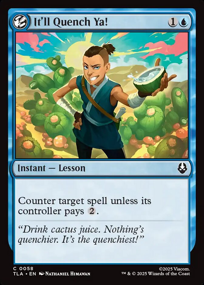 It'll Quench Ya! 58 (Avatar: The Last Airbender)  - Foil | Good Games Adelaide SA