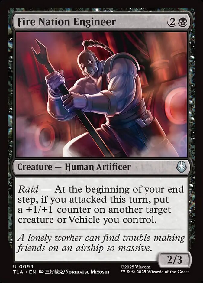 Fire Nation Engineer 99 (Avatar: The Last Airbender)  - Foil | Good Games Adelaide SA