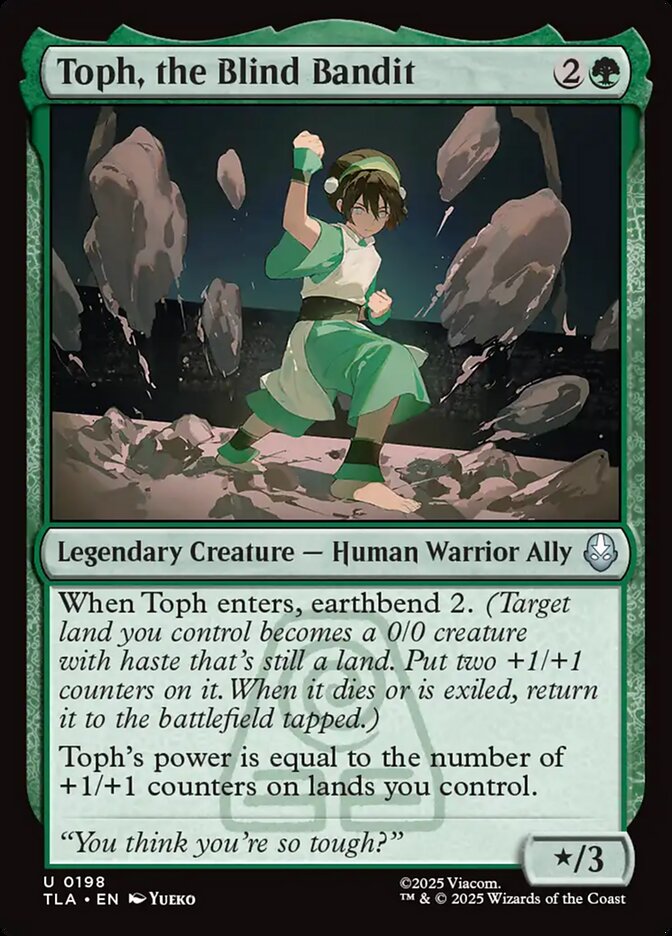 Toph the Blind Bandit 198 (Avatar: The Last Airbender)  | Good Games Adelaide SA