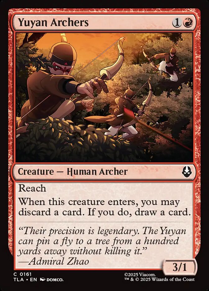 Yuyan Archers 161 (Avatar: The Last Airbender)  | Good Games Adelaide SA