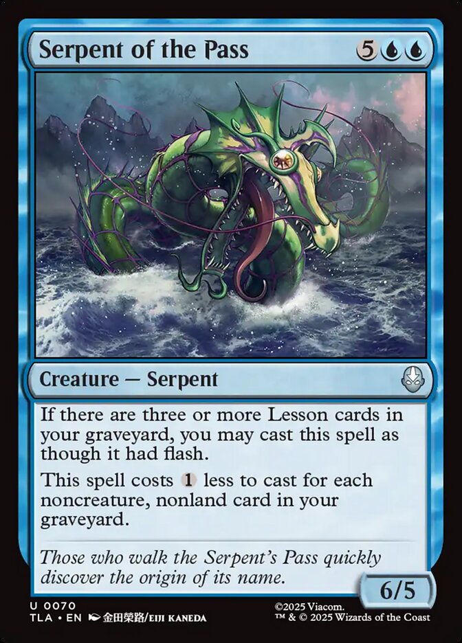 Serpent of the Pass 70 (Avatar: The Last Airbender)  - Foil | Good Games Adelaide SA