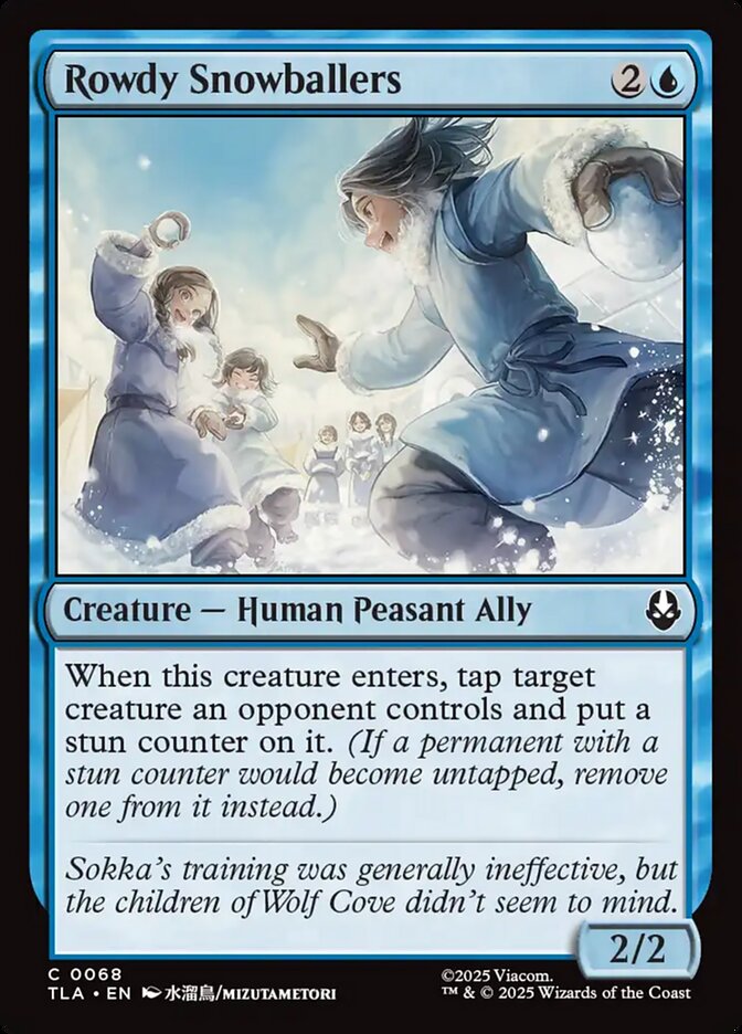 Rowdy Snowballers 68 (Avatar: The Last Airbender)  - Foil | Good Games Adelaide SA